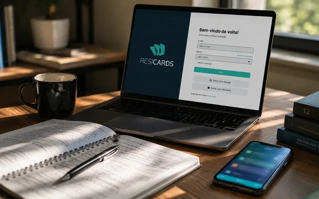Case ResiCards — flashcards com trilha por IA