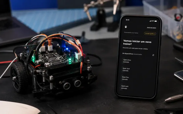 Case Robopet — robô conectado a aplicativo mobile